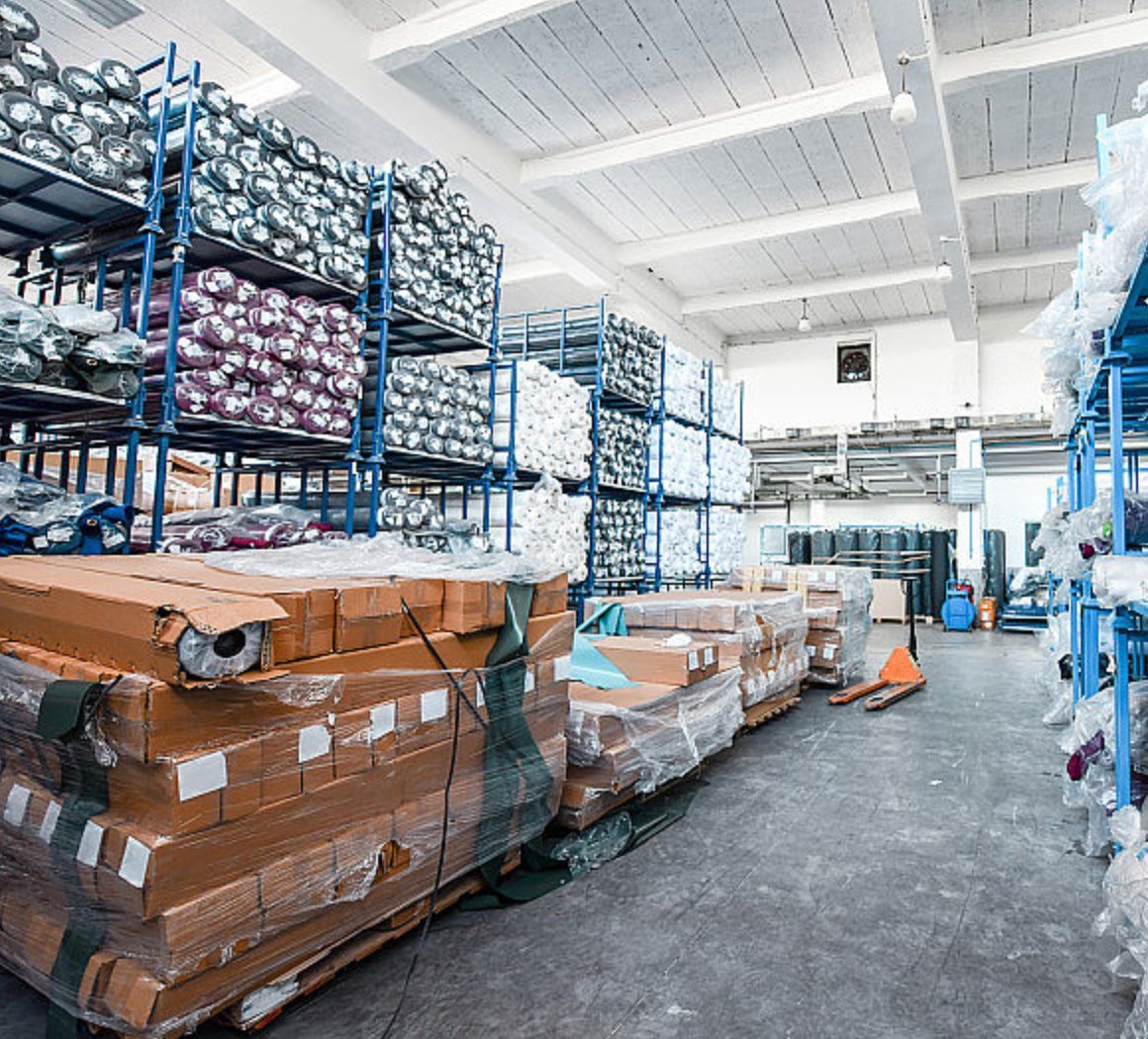 Raw material warehouse