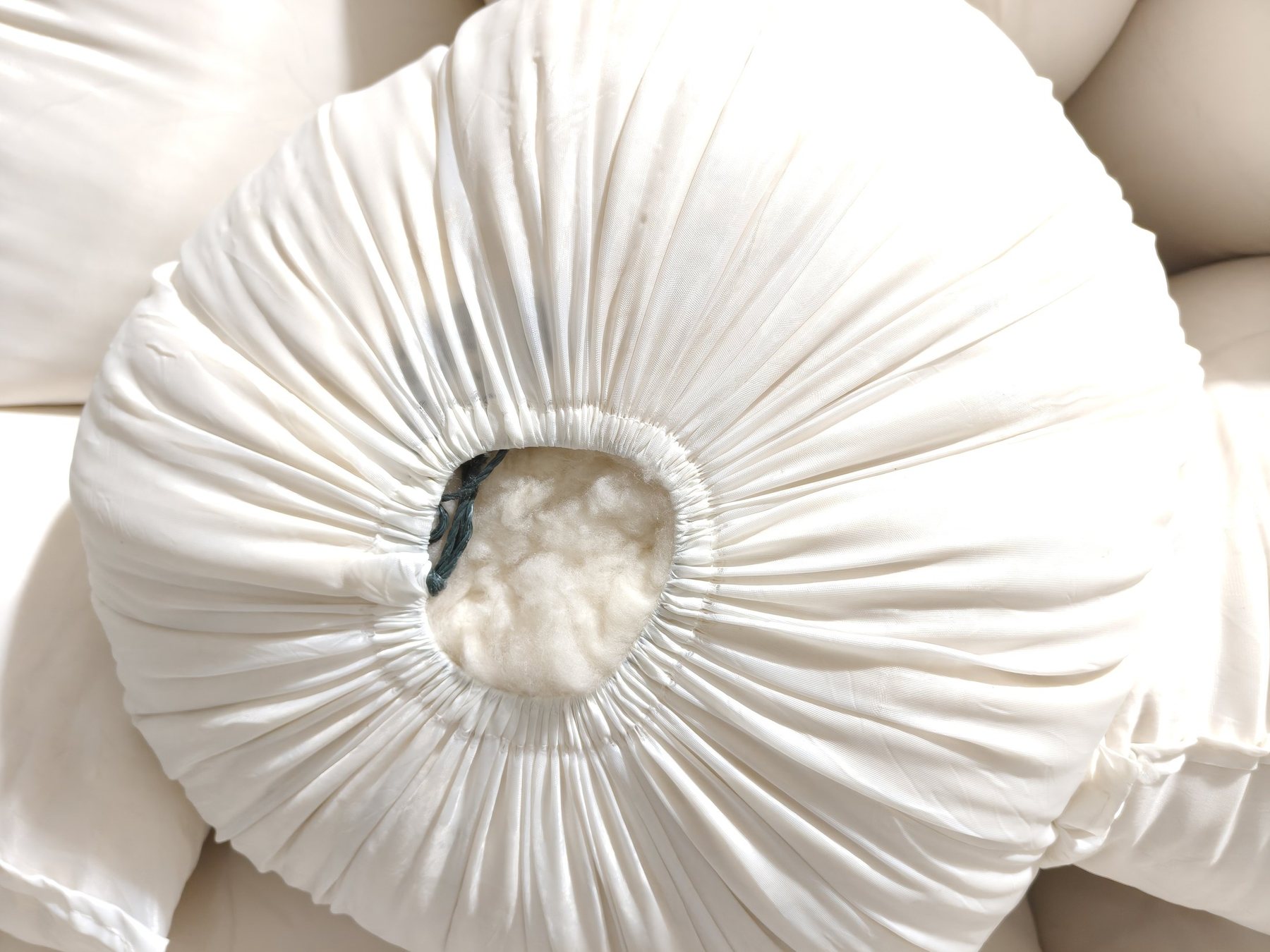 Raw cashmere bale in storage